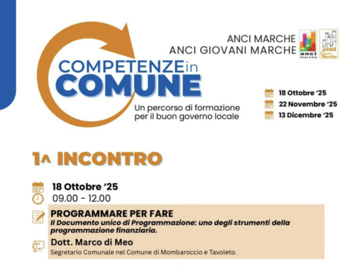 Al via “Competenze in Comune”, un corso per diventare amministratori competenti
