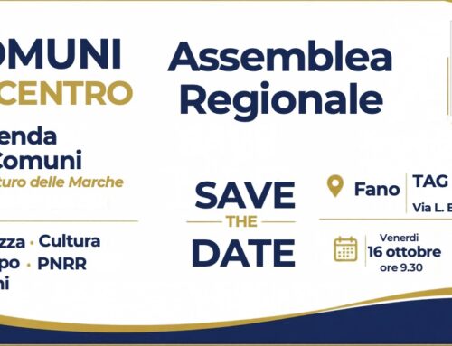 Convocazione Assemblea Regionale Anci Marche Fano, 16 ottobre ore 9.30